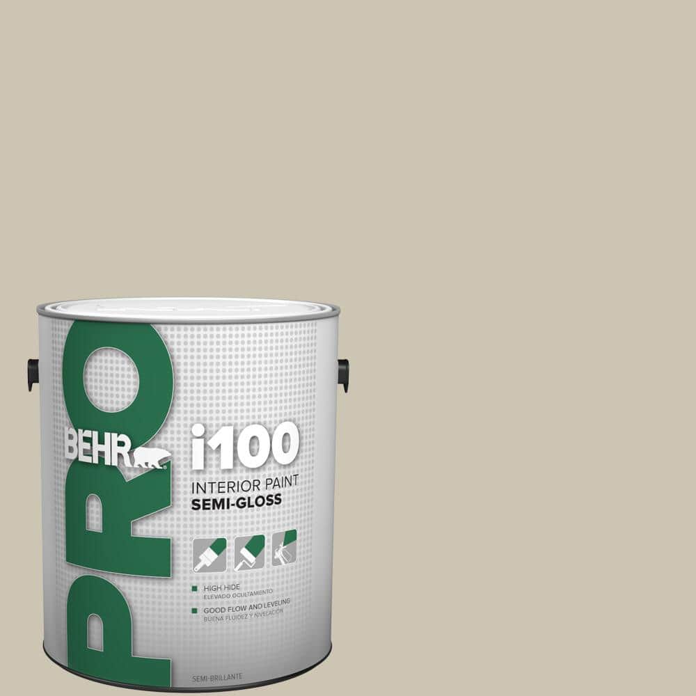 BEHR PRO 1 gal. #N340-2 Dune Grass Semi-Gloss Interior Paint