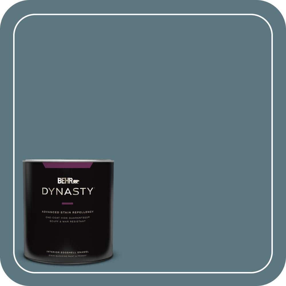 BEHR DYNASTY 1 qt. #530F-6 Heron Eggshell Enamel Interior Stain-Blocking Paint and Primer