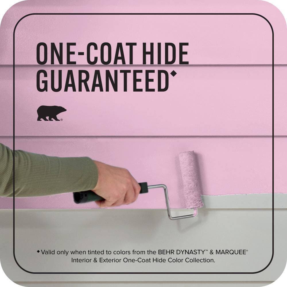 BEHR MARQUEE 1 gal. #690A-3 Sweet Taffy Flat Exterior Paint & Primer (3)