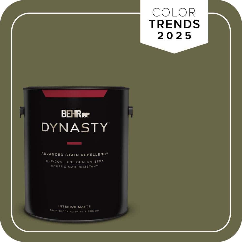 BEHR DYNASTY 1 gal. #PPU9-24 Amazon Jungle Matte Interior Stain-Blocking Paint & Primer