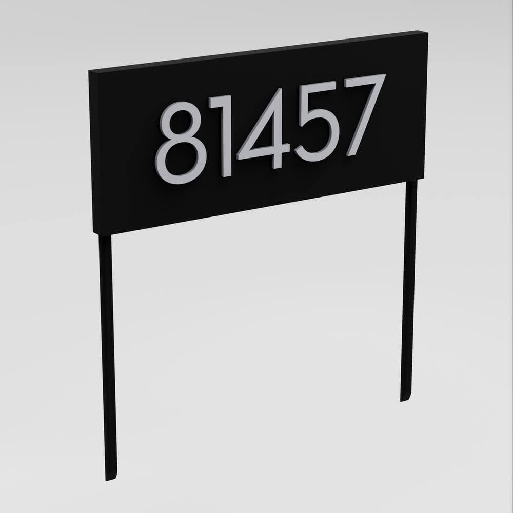POST & PORCH Hi Neighbor Rectangle Address Yard Sign (2)