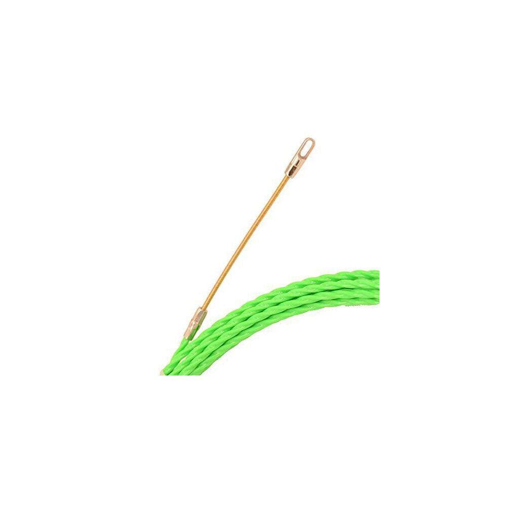 Yichuhaoxi Electrical Wire Threader Fish Tape Puller 28 ft. with Fastener Tool Large Leader Hole Reusable Durable Flexible (2)