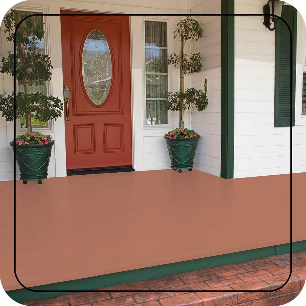 BEHR PREMIUM #M190-5 Low-Lustre Enamel Interior/Exterior Porch and Patio Floor Paint (2)