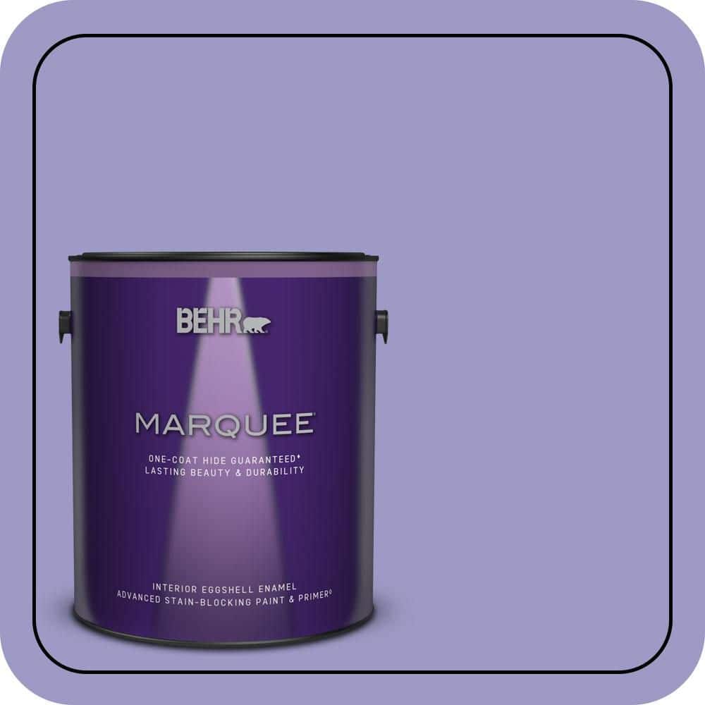 BEHR MARQUEE 1 gal. #630B-5 Majestic Violet Eggshell Enamel Interior Paint & Primer