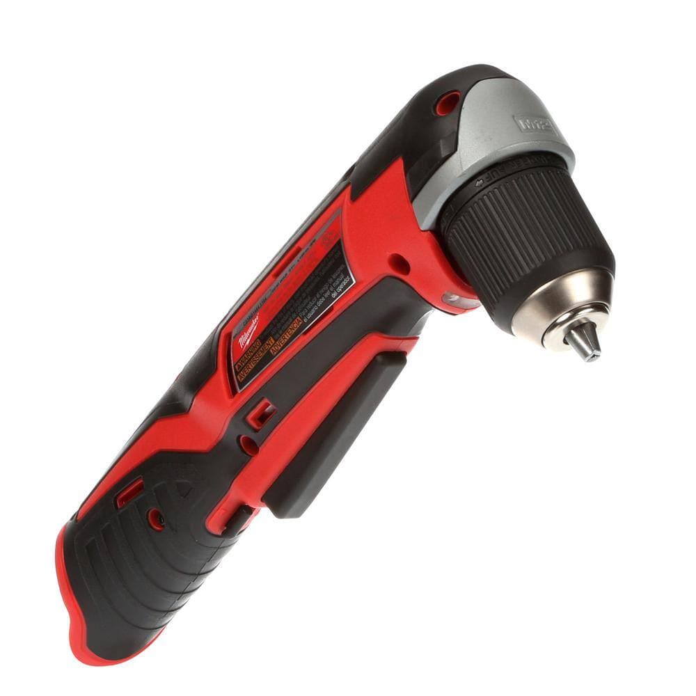 Milwaukee M12 FUEL 12-Volt Lithium-Ion Brushless Cordless 1/4 in. Hex Impact Driver Kit w/3/8 in. Right Angle Drill (3)