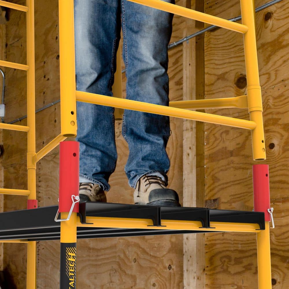 MetalTech Portable Series 6 ft. Utility Scaffold, 6.2 W x 2.4 D ft., 1000 lb. Load Capacity (2)