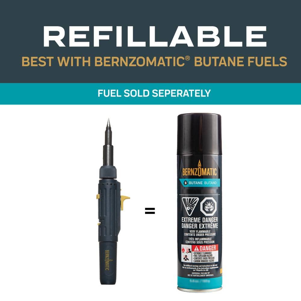 Bernzomatic Detail Butane Pen Torch with Soldering Tip (3)