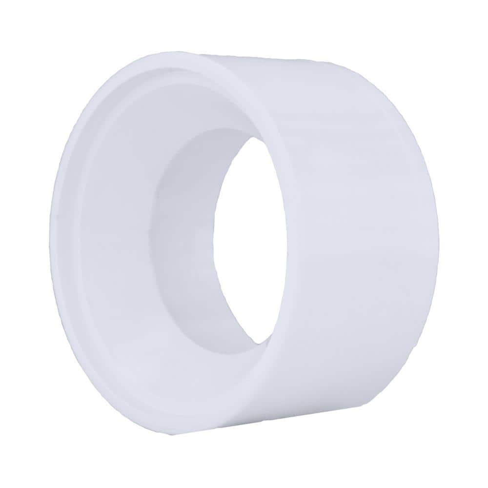 Charlotte Pipe 6 in. x 4 in. DWV PVC Spigot x Hub Flush Bushing
