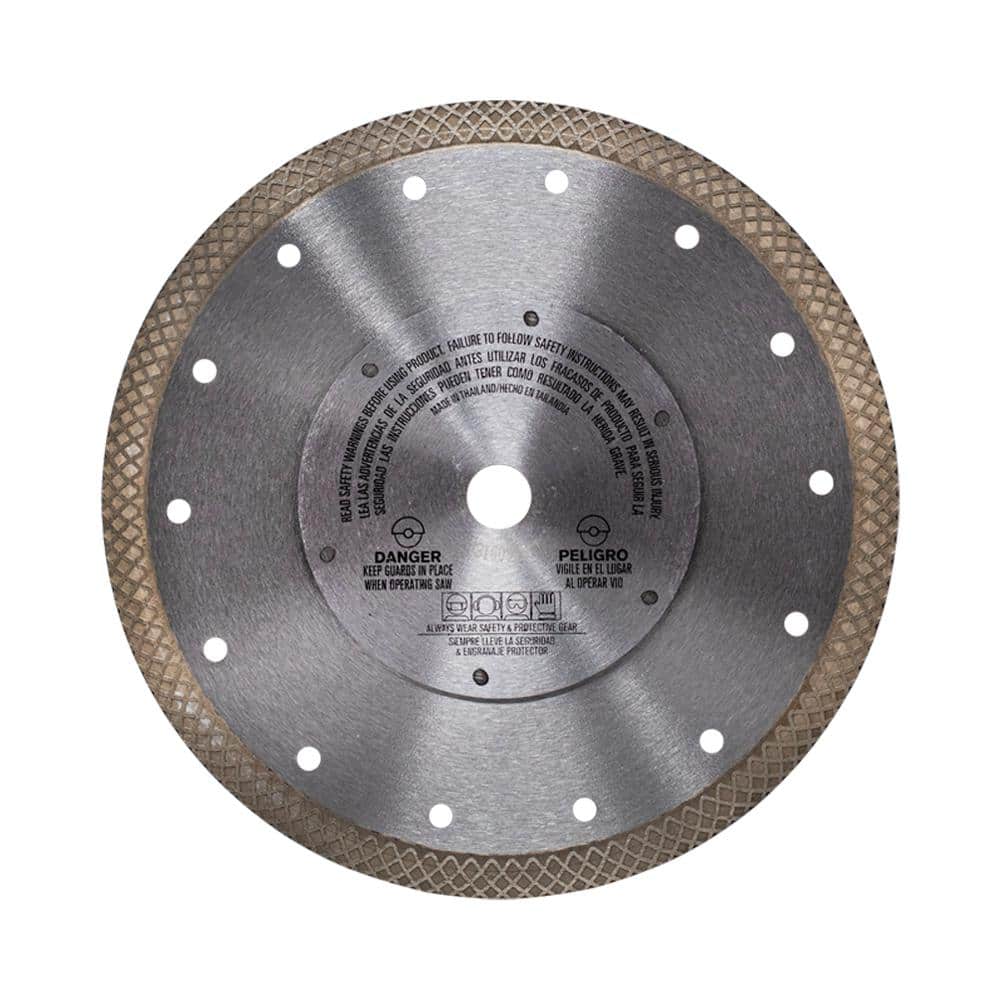 RIDGID 8 in. Continuous Mesh Rim Diamond Blade (3)