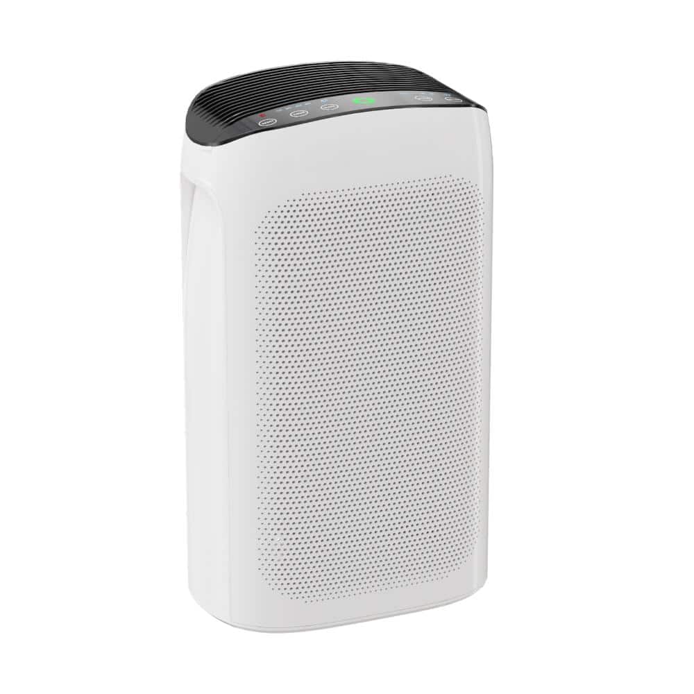 Unbranded 495 sq. ft. 3-Speed HEPA-True Portable Personal Air Purifier in Whites, with Timer and Ultra-Quiet Sleep Mode (2)