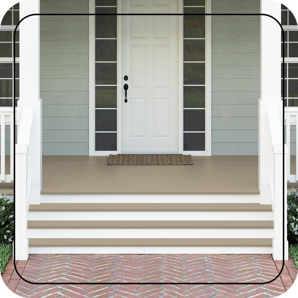 BEHR PREMIUM #PPU7-22 Textured Low-Lustre Enamel Interior/Exterior Porch and Patio Anti-Slip Floor Paint (2)