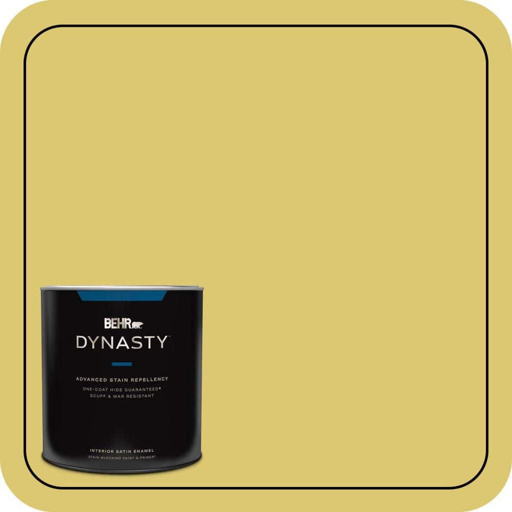 BEHR DYNASTY 1 qt. #P330-5 Midori Satin Enamel Interior Stain-Blocking Paint & Primer