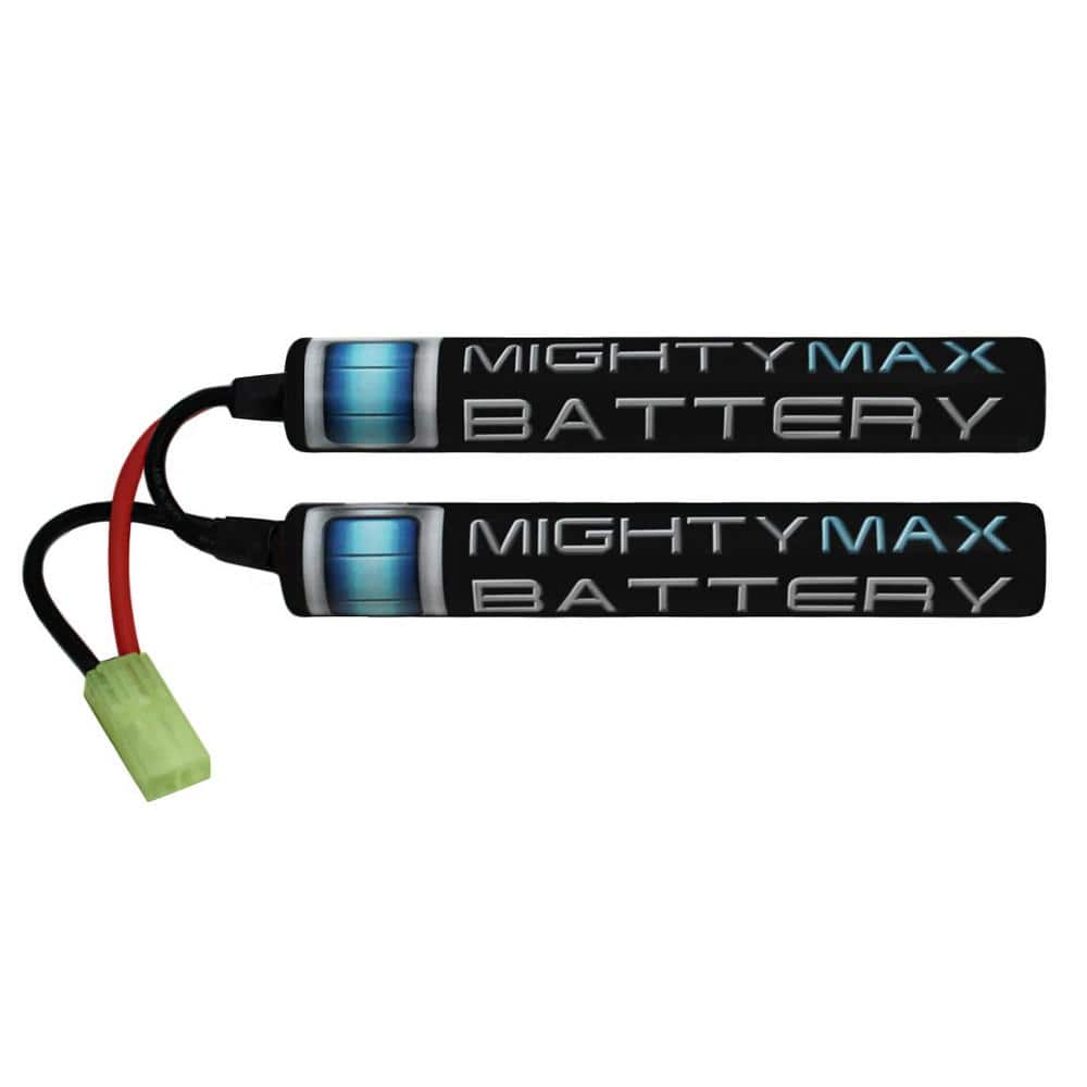 MIGHTY MAX BATTERY 9.6v 1600mAh NiMH Battery for Electric Airsoft Military Gun (3)