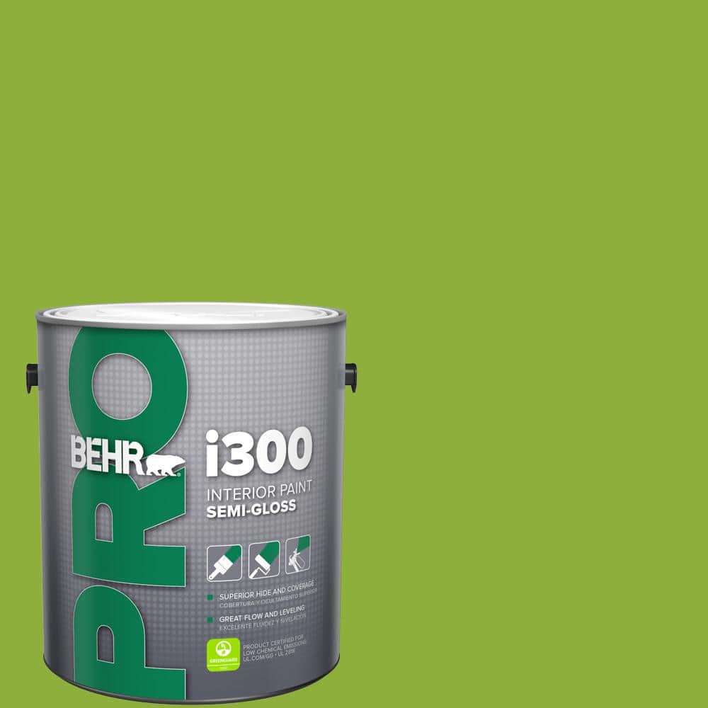 BEHR PRO 1 gal. #420B-6 New Green Semi-Gloss Interior Paint