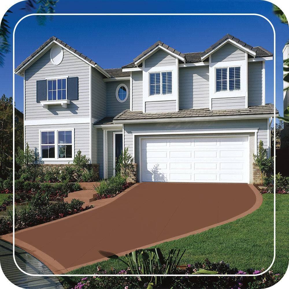 BEHR PREMIUM #SC-142 Self-Priming 1-Part Epoxy Satin Interior/Exterior Concrete and Garage Floor Paint (3)