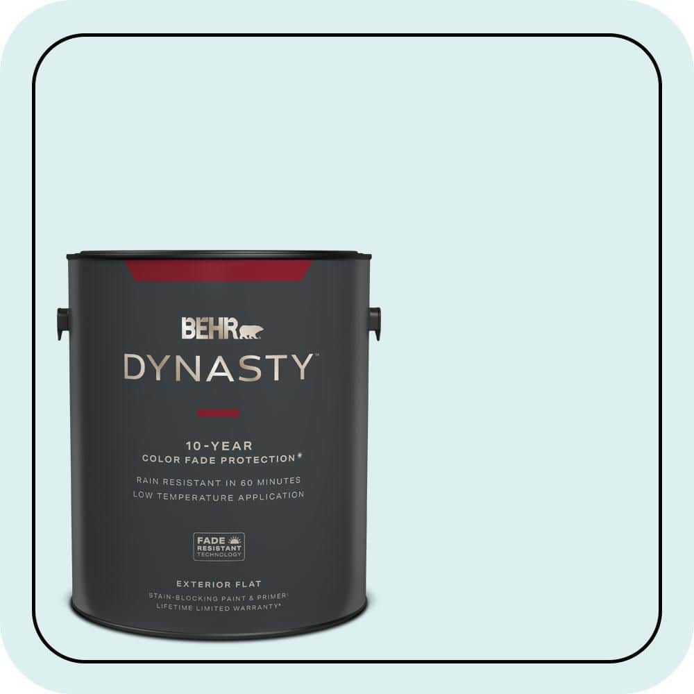 BEHR DYNASTY 1 gal. #510A-1 Soar Flat Exterior Stain-Blocking Paint & Primer