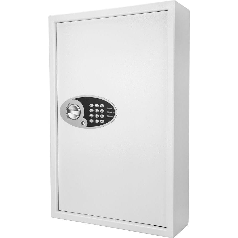 BARSKA 144-Key Position Steel Wall Safe with Digital Keypad, White (3)