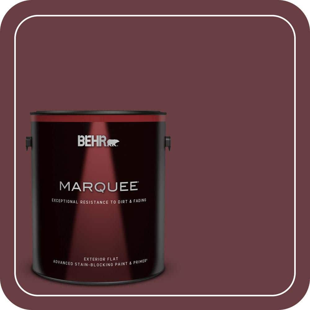 BEHR MARQUEE 1 gal. #T14-11 Imperial Jewel Flat Exterior Paint & Primer