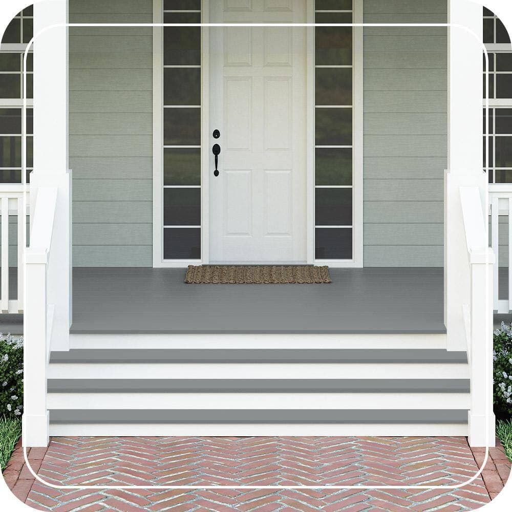 BEHR PREMIUM 1 gal. #SC-125 Stonehedge Textured Low-Lustre Enamel Interior/Exterior Porch and Patio Anti-Slip Floor Paint (3)