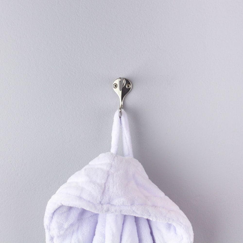 Everbilt J-Hook Robe/Towel Hook Coat and Hat Hook in Satin Nickel (2)