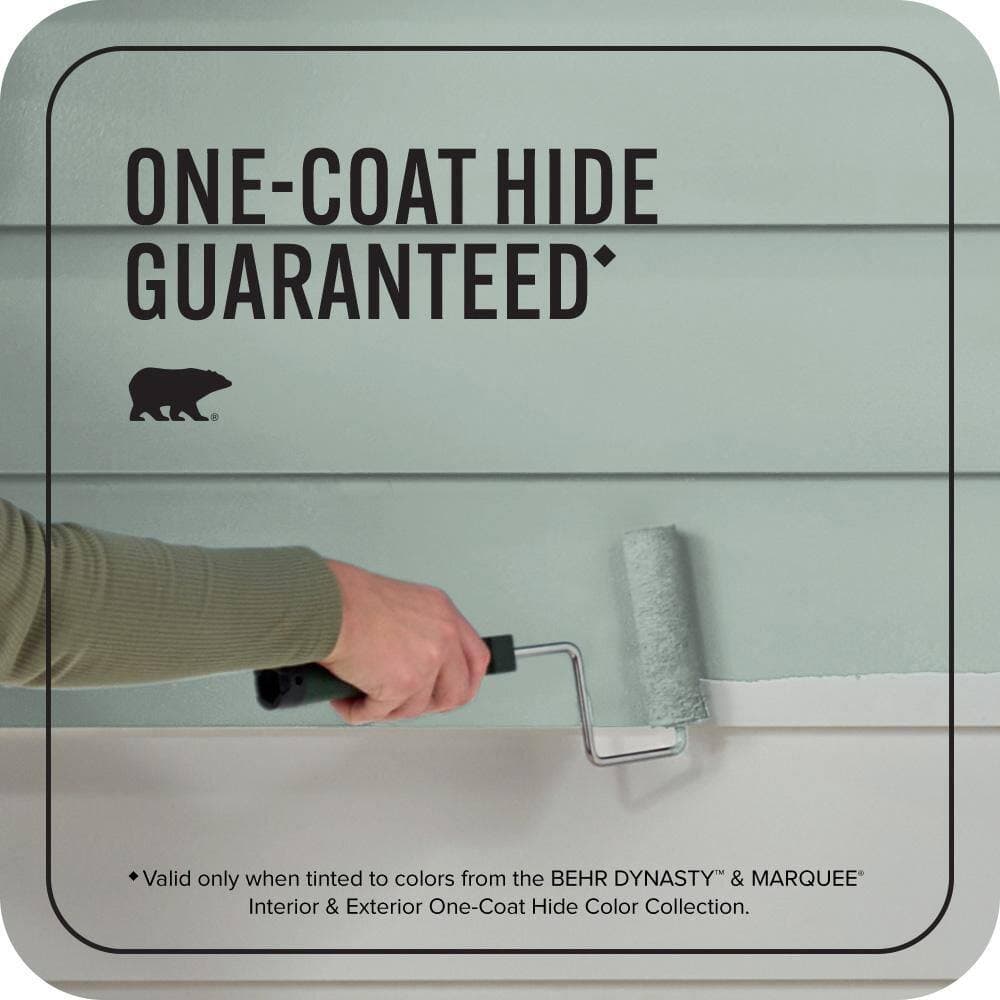 BEHR MARQUEE 1 gal. #460E-3 Smokey Slate Flat Exterior Paint & Primer (3)