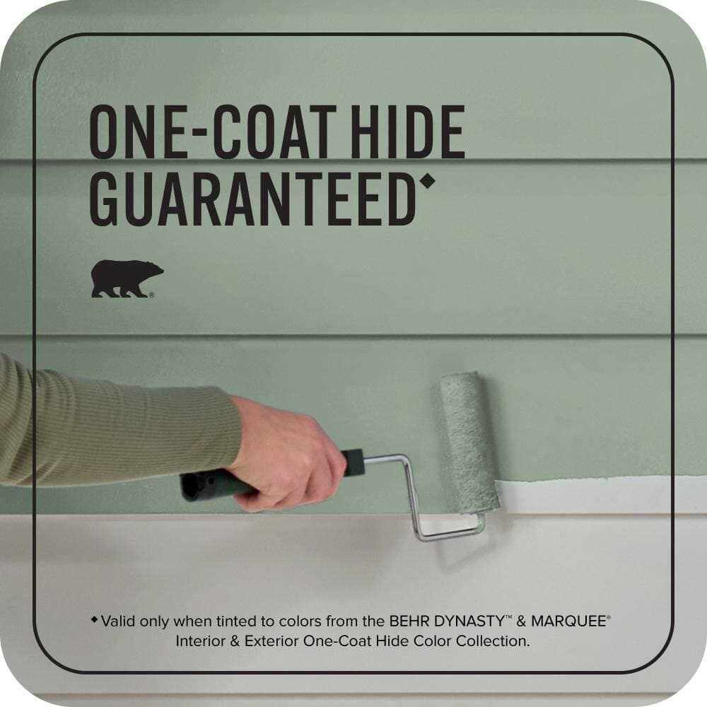 BEHR MARQUEE 5 gal. #N400-4 Forest Path Satin Enamel Exterior Paint & Primer (3)