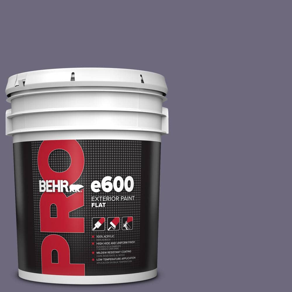 BEHR PRO 5 gal. #S570-6 New Orleans Flat Exterior Paint