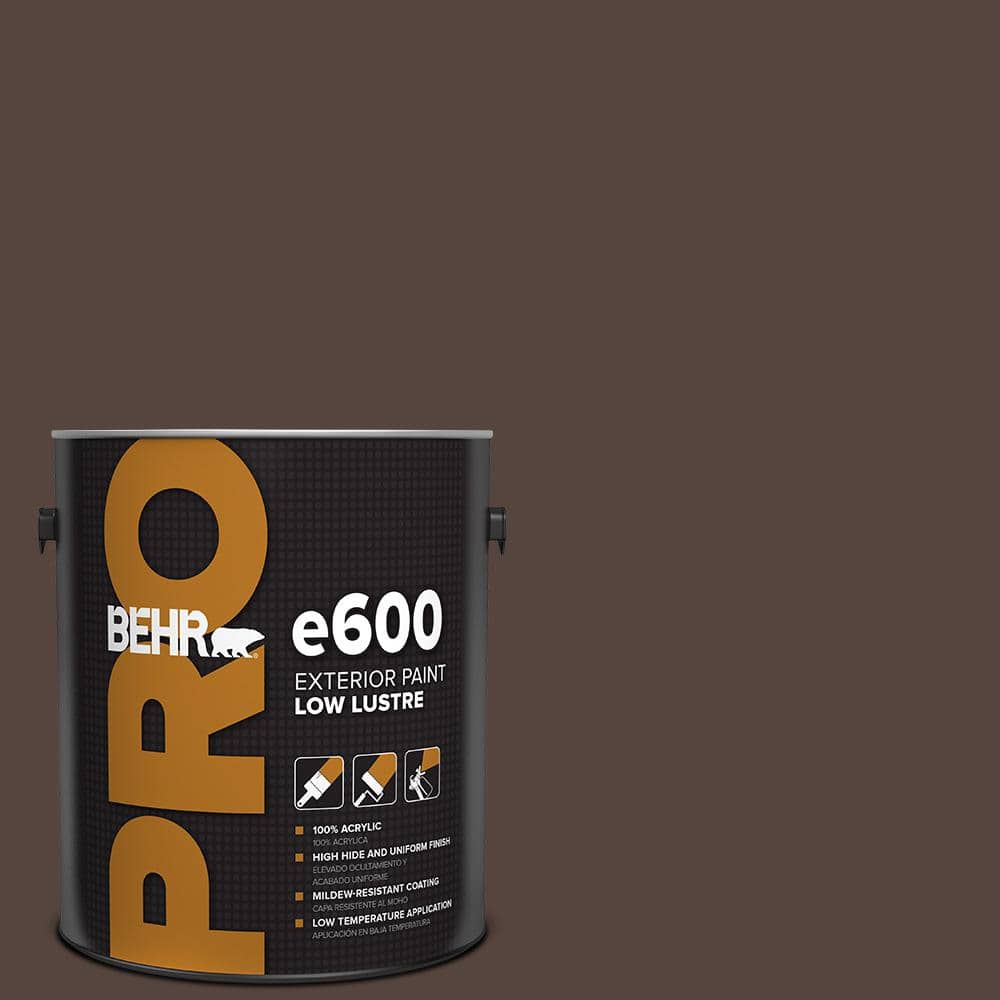 BEHR PRO 1 gal. #PPF-51 Dark Walnut Low Luster Exterior Paint