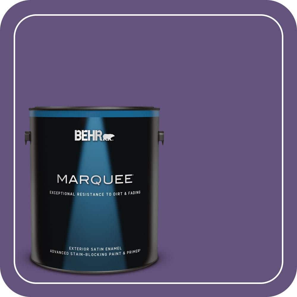 BEHR MARQUEE 1 gal. #S-G-650 Berry Syrup Satin Enamel Exterior Paint & Primer