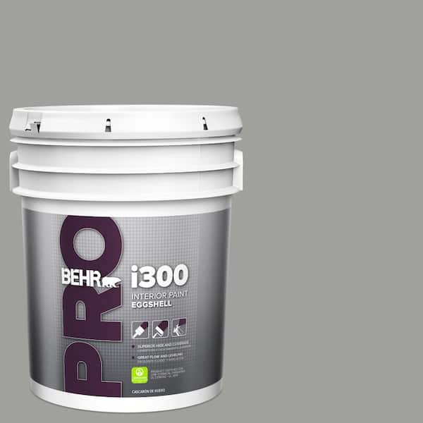 BEHR PRO 5 gal. #MQ6-22 Gateway Gray Eggshell Interior Paint (2)