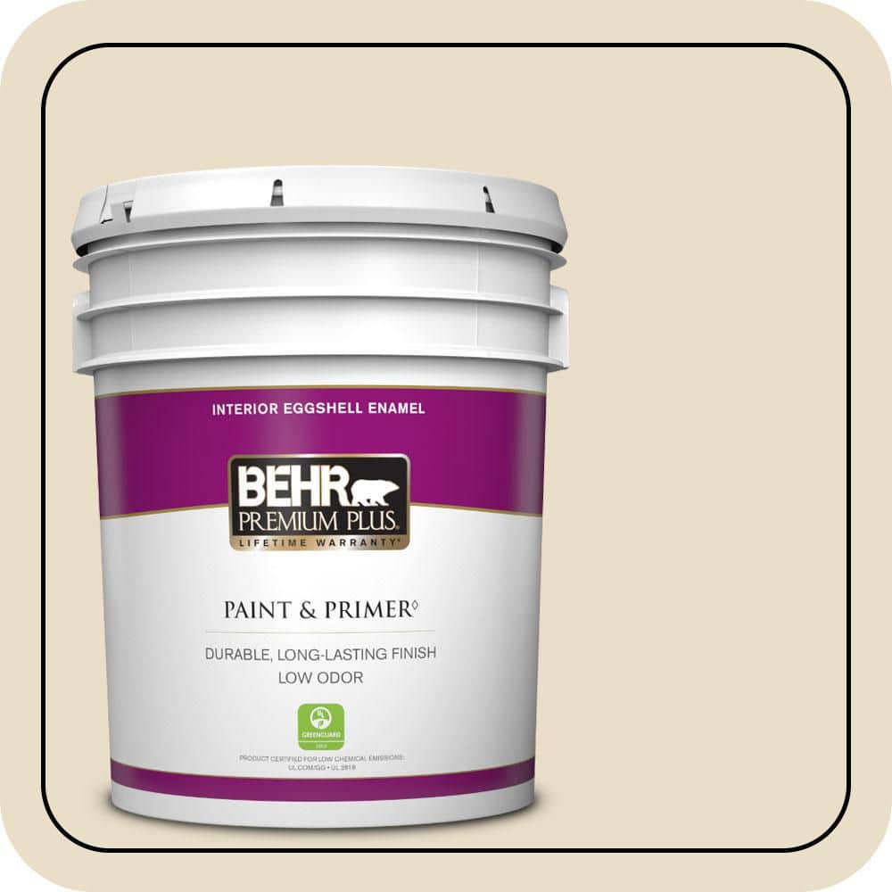 BEHR PREMIUM PLUS 5 gal. #PWN-41 Castle Ridge Eggshell Enamel Low Odor Interior Paint & Primer