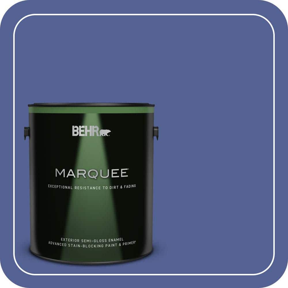 BEHR MARQUEE 1 gal. #610B-7 Breathtaking Semi-Gloss Enamel Exterior Paint & Primer