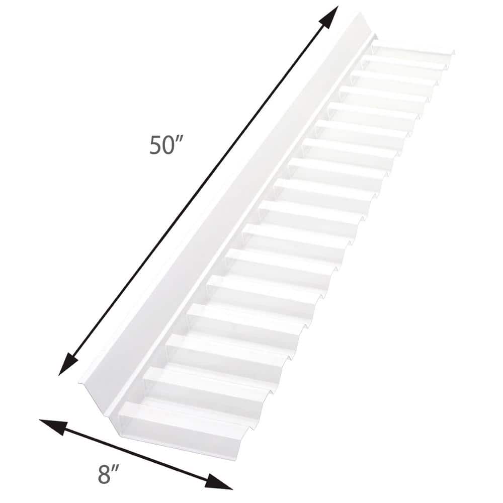 Suntuf 4 ft. Polycarbonate Wall Connector Flashing in Clear (3)