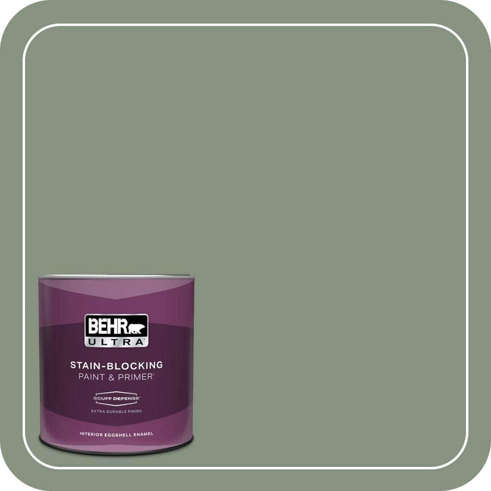 BEHR ULTRA 1 qt. #QE-45 Thistle Extra Durable Eggshell Enamel Interior Paint & Primer