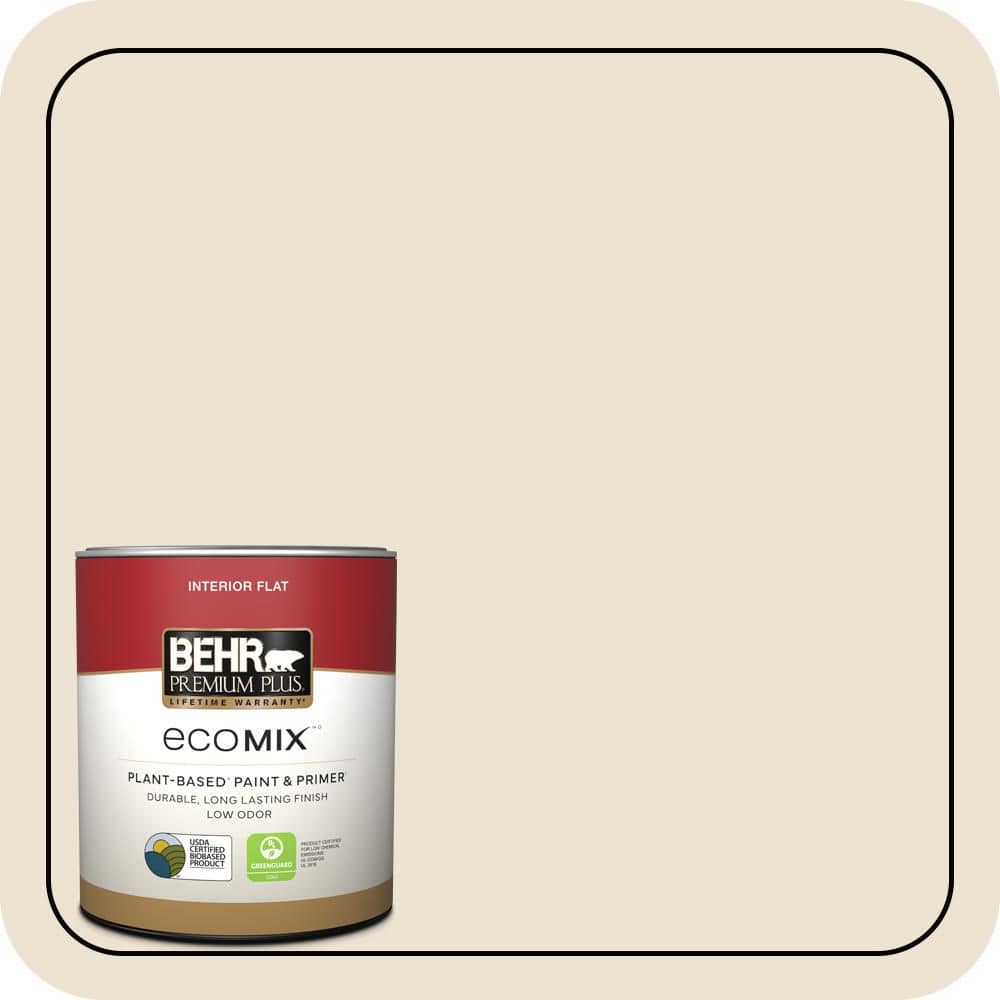 BEHR PREMIUM PLUS #ECC-45-2 Canyon Cliffs Flat EcoMix Plant-Based & Primer (1)