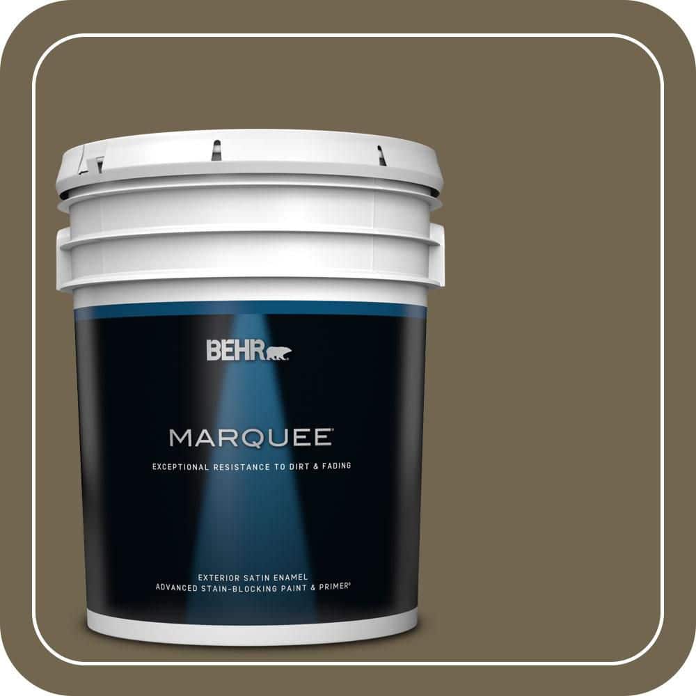 BEHR MARQUEE 5 gal. #N330-7 Adventurer Satin Enamel Exterior Paint & Primer