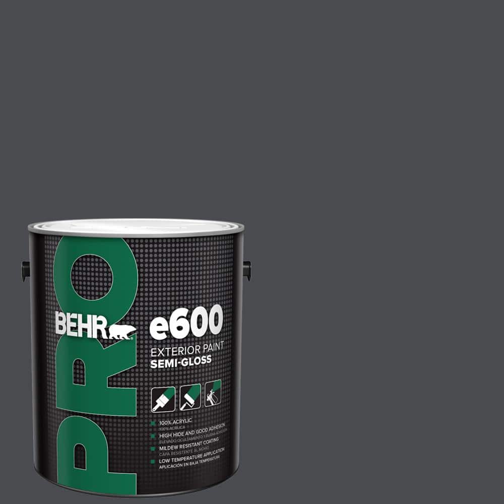 BEHR PRO 1 gal. #N500-7 Night Club Semi-Gloss Acrylic Exterior Paint