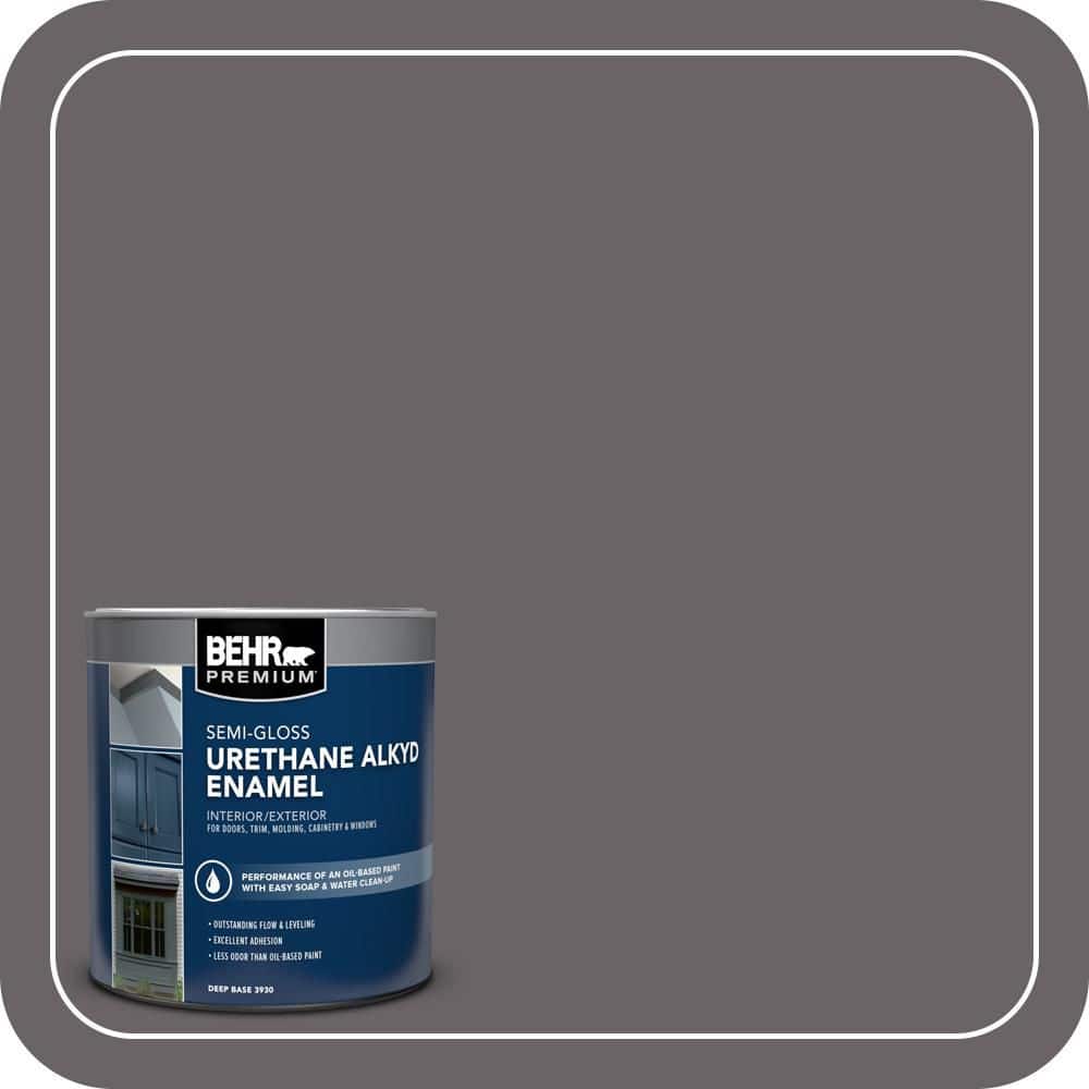 BEHR PREMIUM 1 qt. #PPU17-19 Arabian Veil Semi-Gloss Enamel Urethane Alkyd Interior/Exterior Paint (1)