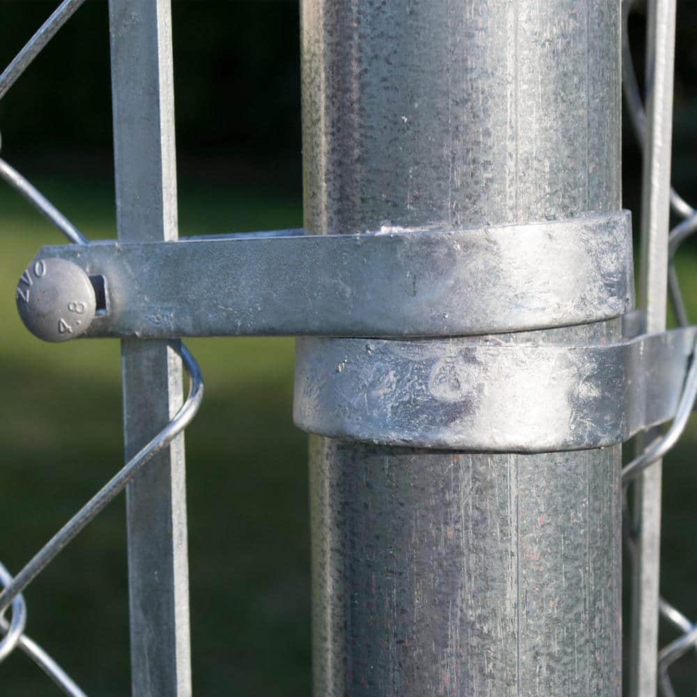 Everbilt 1-7/8 in. Galvanized Steel Chain Link FenceTension Band (2)