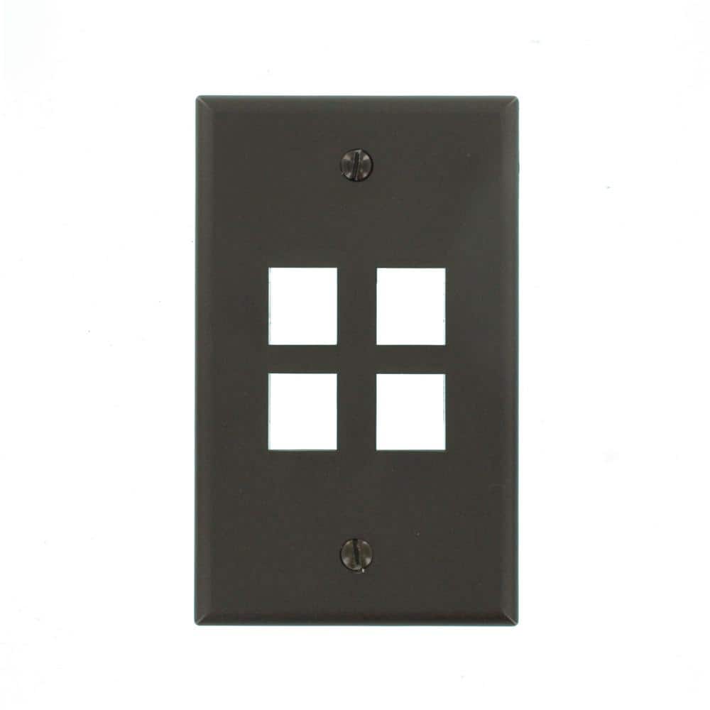 Leviton Audio/Video Wall Plate (1-Pack) (2)