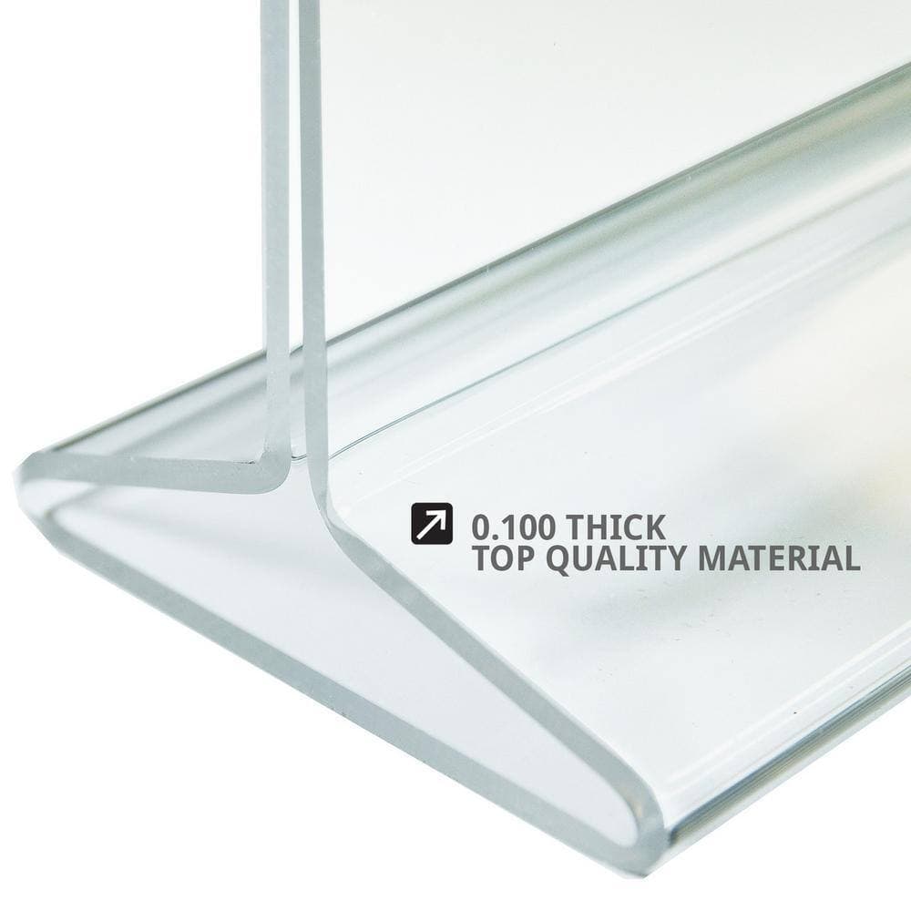 Azar Displays 5.5 in. x 8.5 in. Vertical Top Load Acrylic Sign Holder (3)
