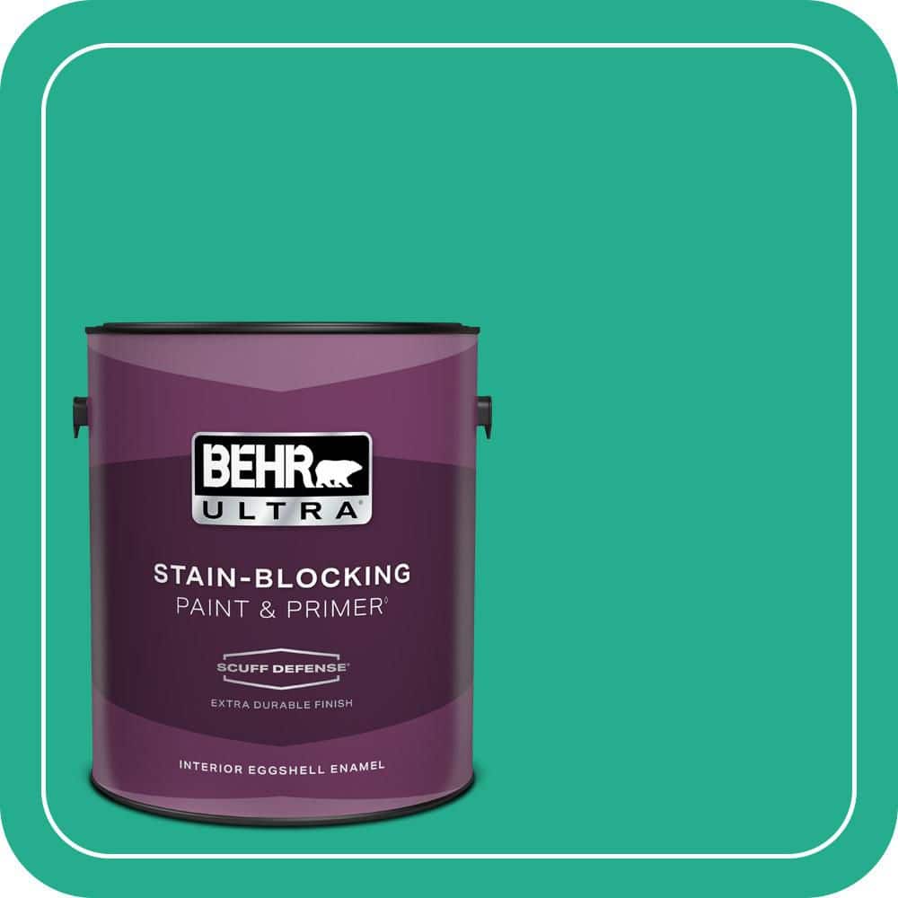 BEHR ULTRA 1 gal. #P430-5 Enchanted Wells Extra Durable Eggshell Enamel Interior Paint & Primer
