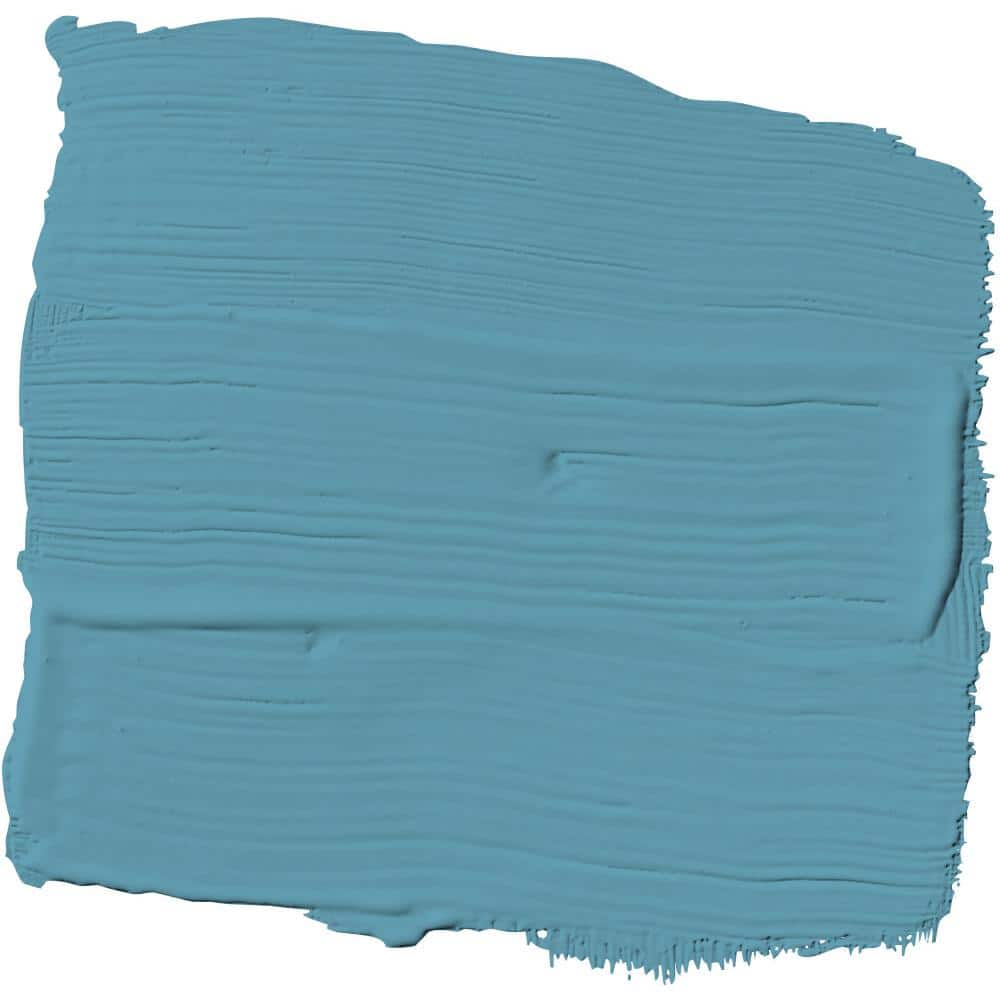 Glidden 8 oz. PPG1151-5 Aqua Blue Satin Interior Paint Sample (2)