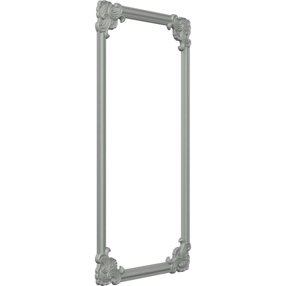 Ekena Millwork 13.35 Sq. Ft. Unfinished Polyurethane Pompeii Panel Moulding Kit (Single Panel) (2)
