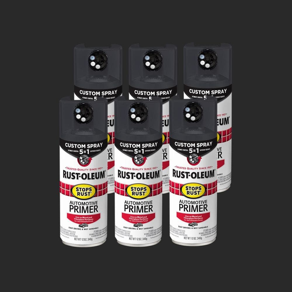 Rust-Oleum Stops Rust 12 oz. Custom Spray 5-in-1 Universal Bonding Primer Aerosol Spray (Case of)