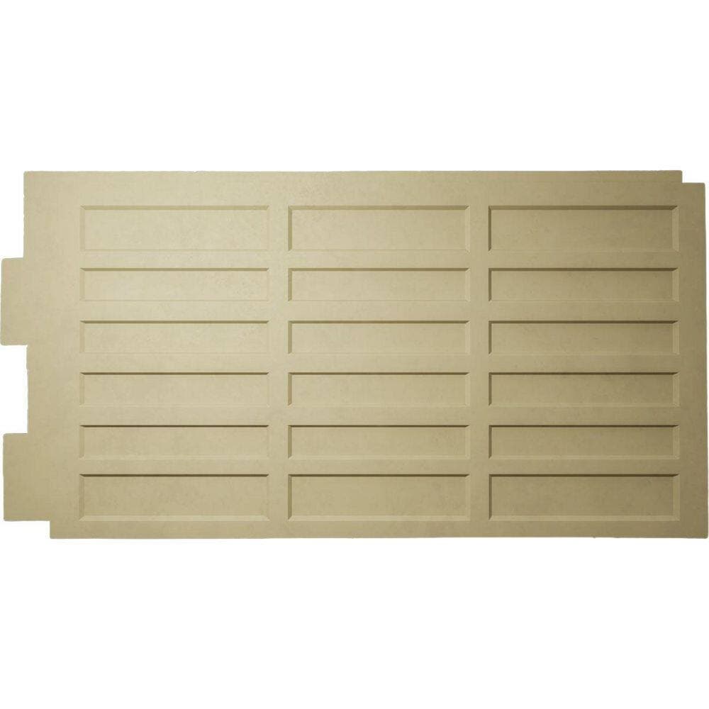 Ekena Millwork EverStone Eldorado Faux Stone Panel, 48"W x 25"H x 1"D, Arendelle Color (2)