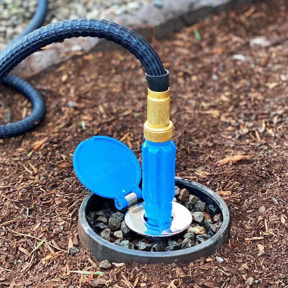AQUOR 18 in. Bury Depth Ground Hydrant Stainless Steel, 1/2 in. NPT Inlet, 3/4 in. Hose Connector, Frost Proof Outdoor Faucet (2)