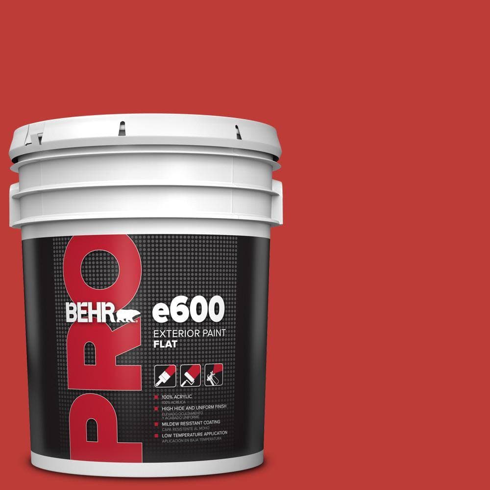 BEHR PRO 5 gal. #P150-7 Flirt Alert Flat Exterior Paint