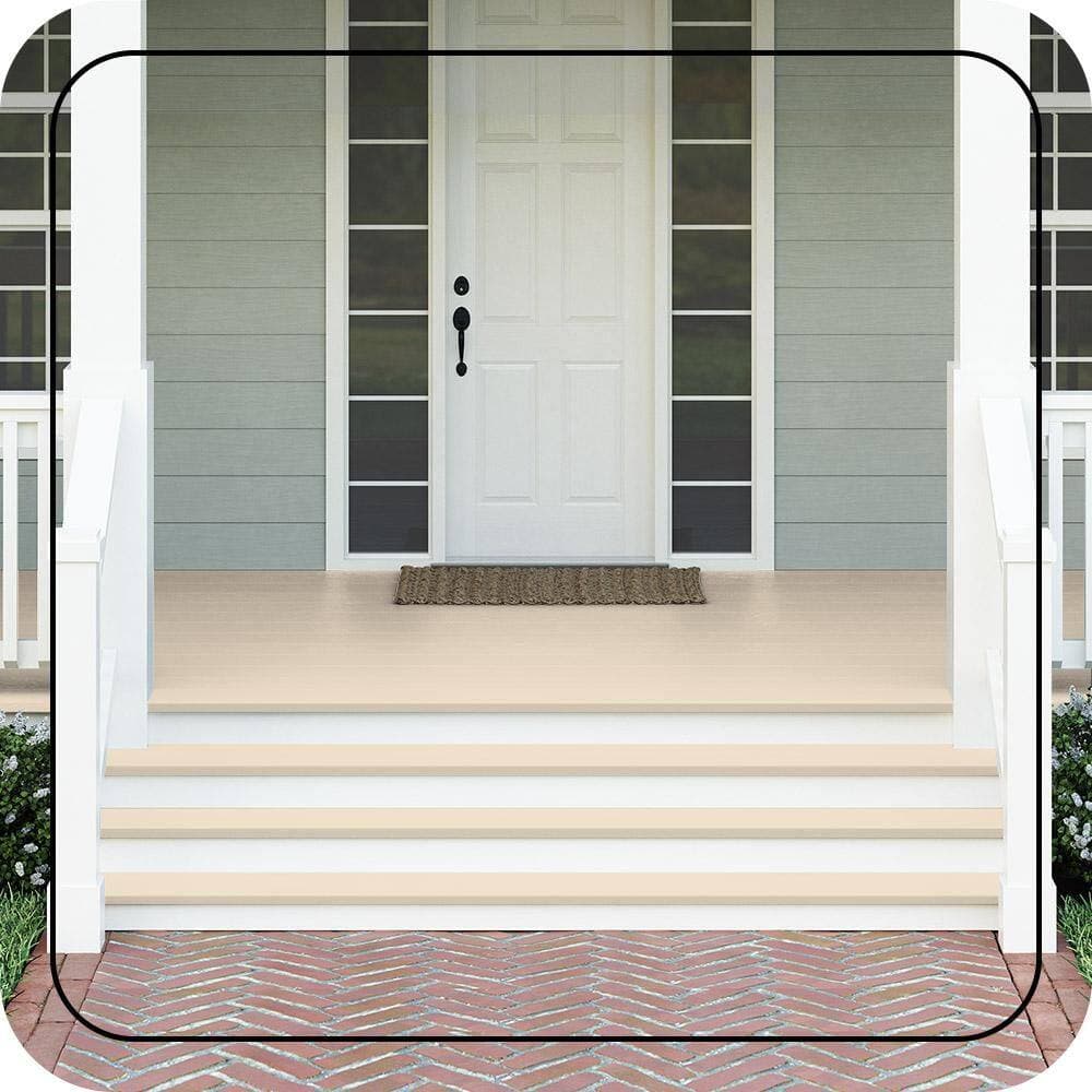 BEHR PREMIUM #300E-1 Textured Low-Lustre Enamel Interior/Exterior Porch and Patio Anti-Slip Floor Paint (2)
