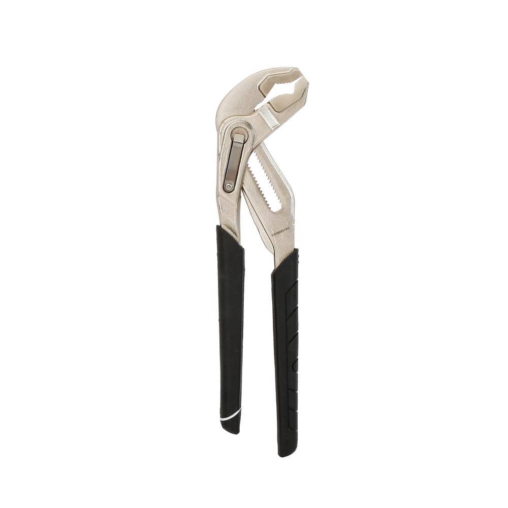 Husky 12 in. Groove Pliers with Quick Adjusting Curved Jaw (3)